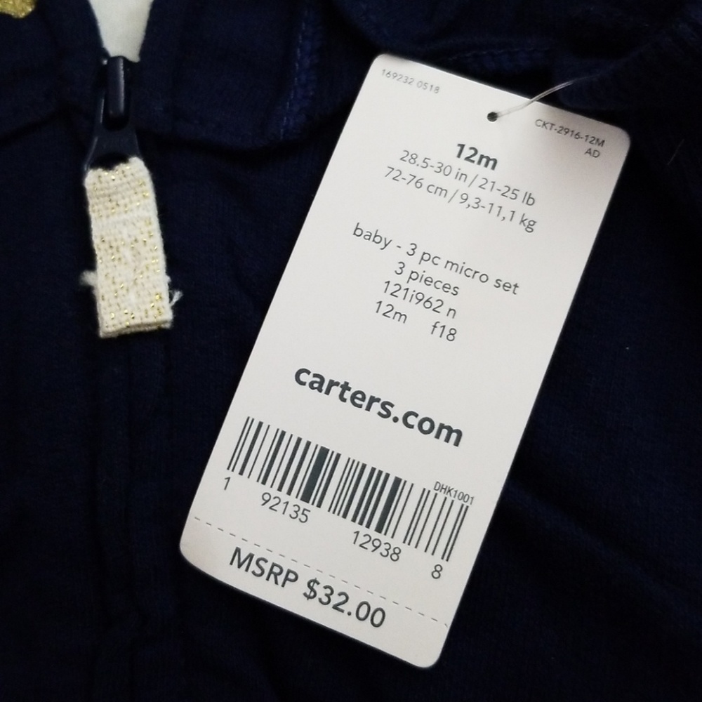 NEW Hearts sweatshirt set carters - Picture 5 of 6